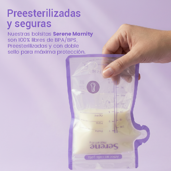 BOLSAS RECOLECTORA DE LECHE SERENE